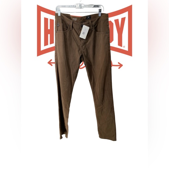 Ag Adriano Goldschmied Brown Men Pants